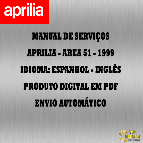 Manual De Serviços - Aprilia - Area 51 - 1999