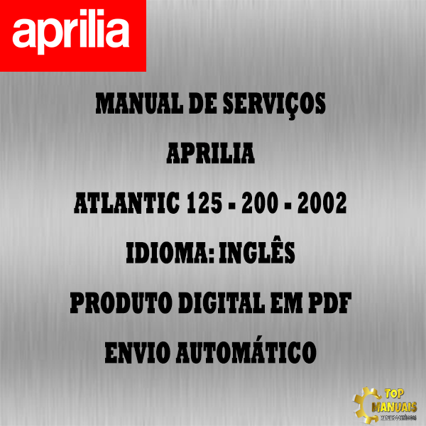 Manual De Serviços - Aprilia - Atlantic 125 - 200 - 2002