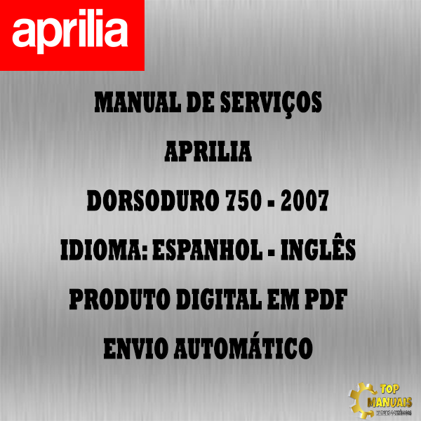 Manual De Serviços - Aprilia - Dorsoduro 750 - 2007