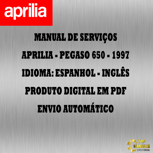 Manual De Serviços - Aprilia - Pegaso 650 - 1997