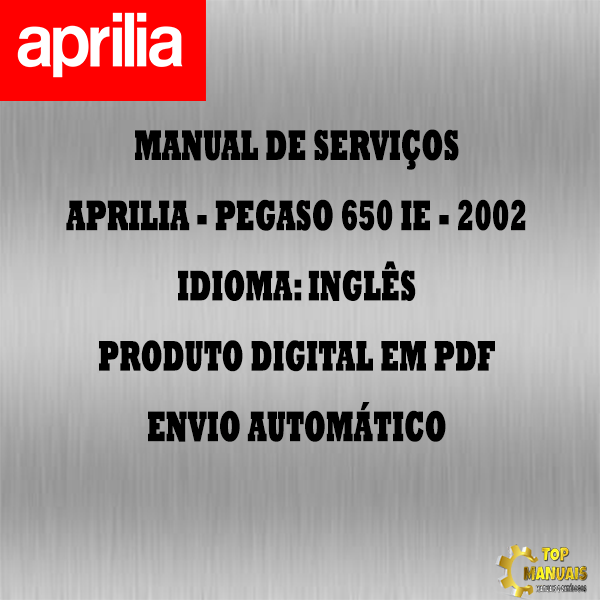 Manual De Serviços - Aprilia - Pegaso 650ie - 2002