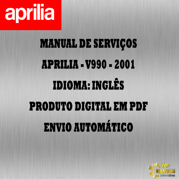 Manual De Serviços - Aprilia - V990 - 2001