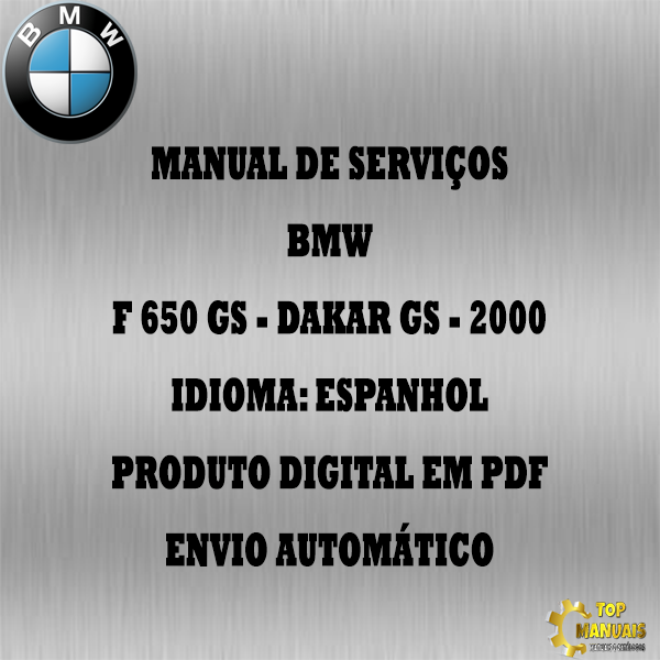 Manual De Serviços - Bmw - F 650 GS - Dakar GS - 2000