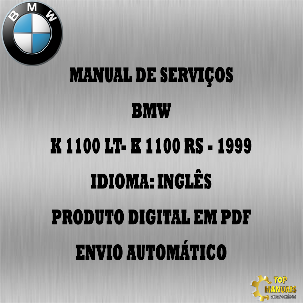 Manual De Serviços - Bmw - K 1100 LT- K 1100 RS - 1999