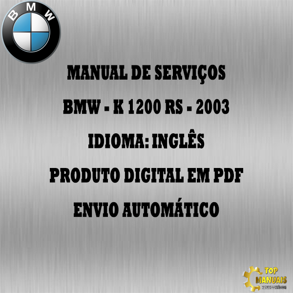 Manual De Serviços - Bmw - K 1200 RS - 2003