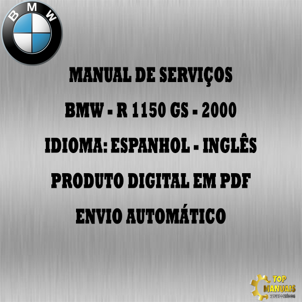 Manual De Serviços - Bmw - R 1150 GS - 2000