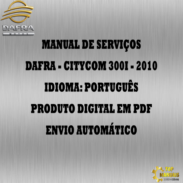 Manual De Serviços - Dafra - Citycom 300i - 2010