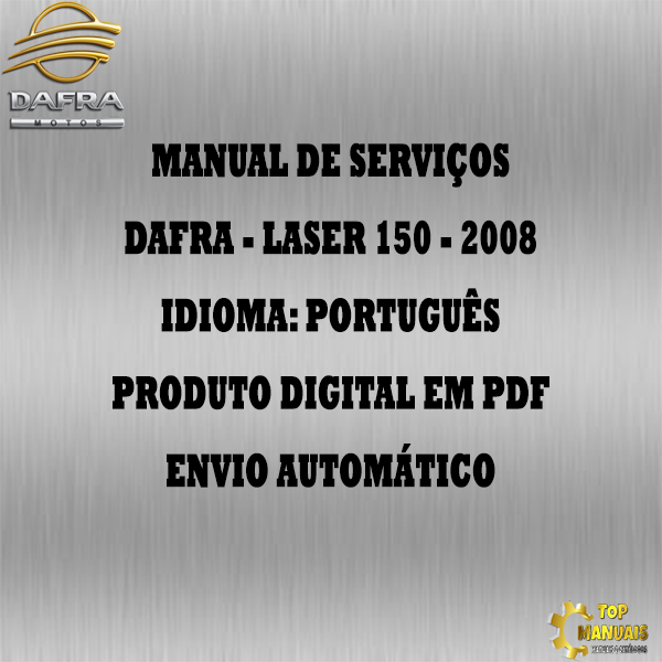 Manual De Serviços - Dafra - Laser 150 - 2008