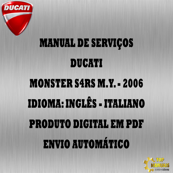 Manual De Serviços - Ducati - Monster S4RS M.Y. - 2006