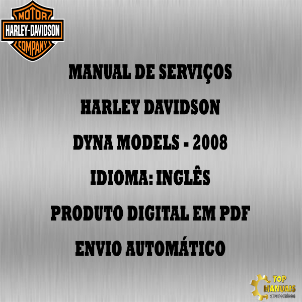 Manual De Serviços - Harley Davidson - Dyna Models - 2008