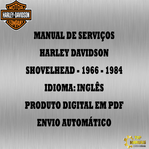 Manual De Serviços - Harley Davidson - Shovelhead - 1966 - 1984