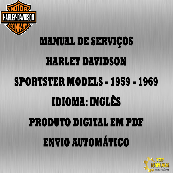 Manual De Serviços - Harley Davidson - Sportster Models - 1959 - 1969