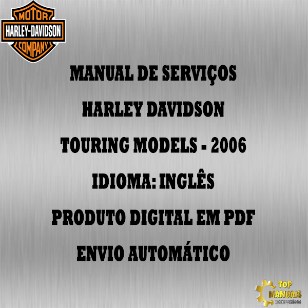 Manual De Serviços - Harley Davidson - Touring Models - 2006