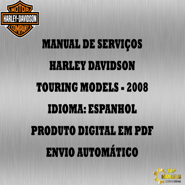 Manual De Serviços - Harley Davidson - Touring Models - 2008