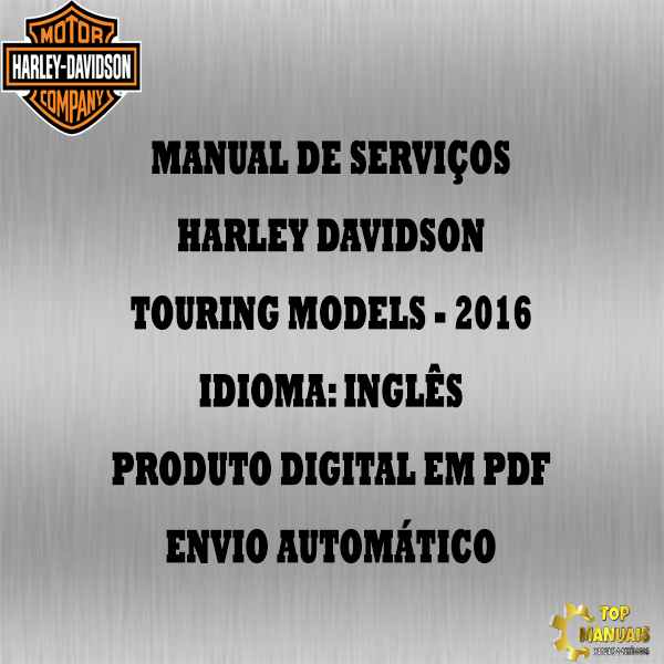 Manual De Serviços - Harley Davidson - Touring Models - 2016