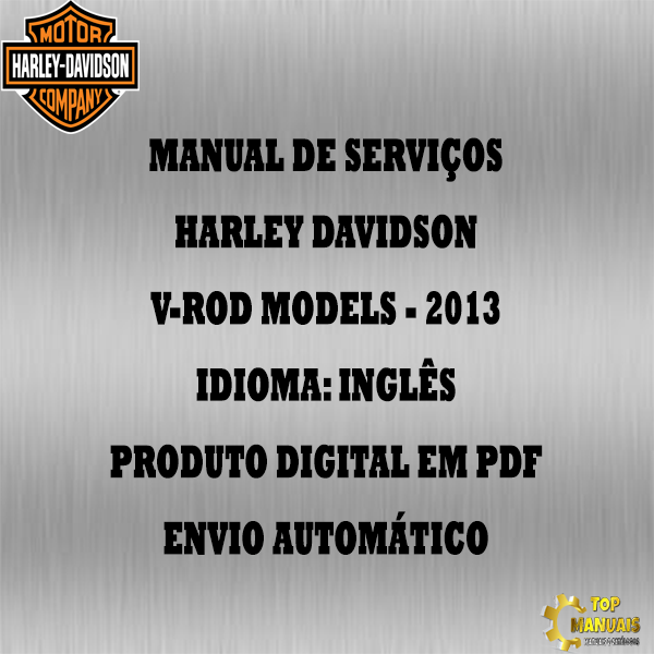 Manual De Serviços - Harley Davidson - V-rod Models - 2013