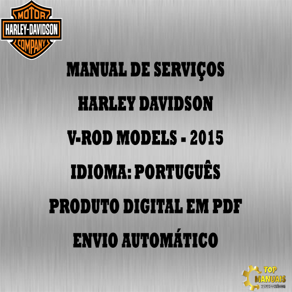 Manual De Serviços - Harley Davidson - V-rod Models - 2015