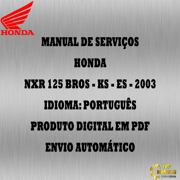 Manual De Serviços - Honda - NXR 125 Bros - KS - ES - 2003