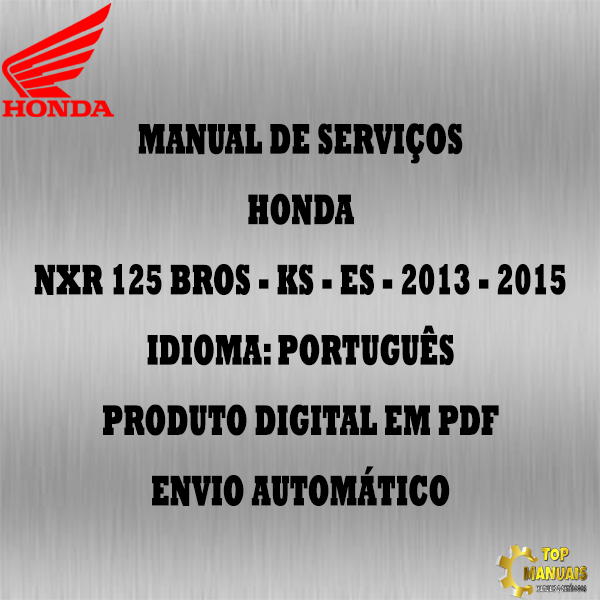 Manual De Serviços - Honda - NXR 125 Bros - KS - ES - 2013 - 2015