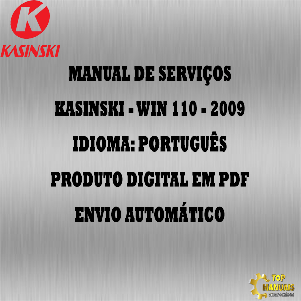 Manual De Serviços - Kasinski - Win 110 - 2009