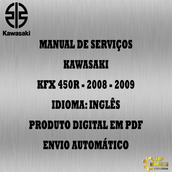Manual De Serviços - Kawasaki - KFX 450R - 2008 - 2009