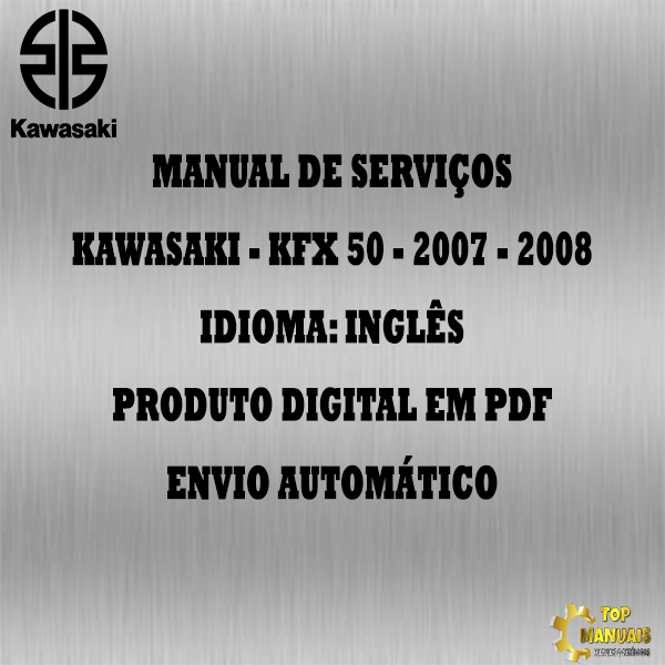 Manual De Serviços - Kawasaki - KFX 50 - 2007 - 2008