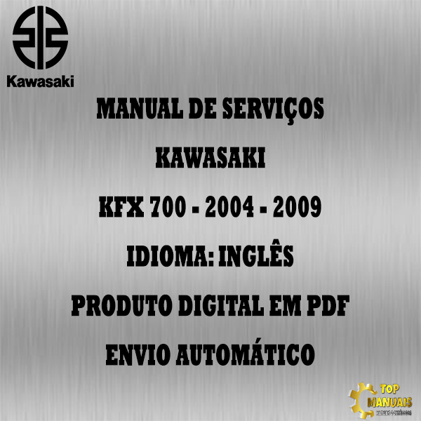 Manual De Serviços - Kawasaki - KFX 700 - 2004 - 2009