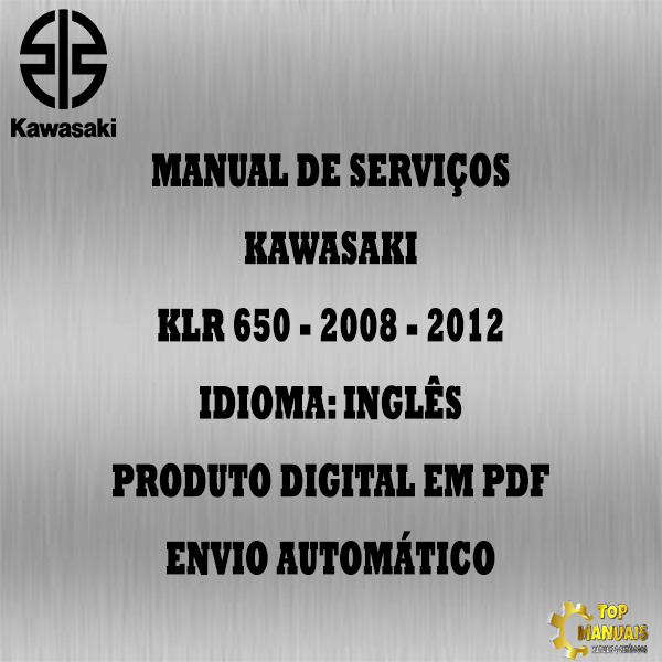Manual De Serviços - Kawasaki - KLR 650 - 2008 - 2012