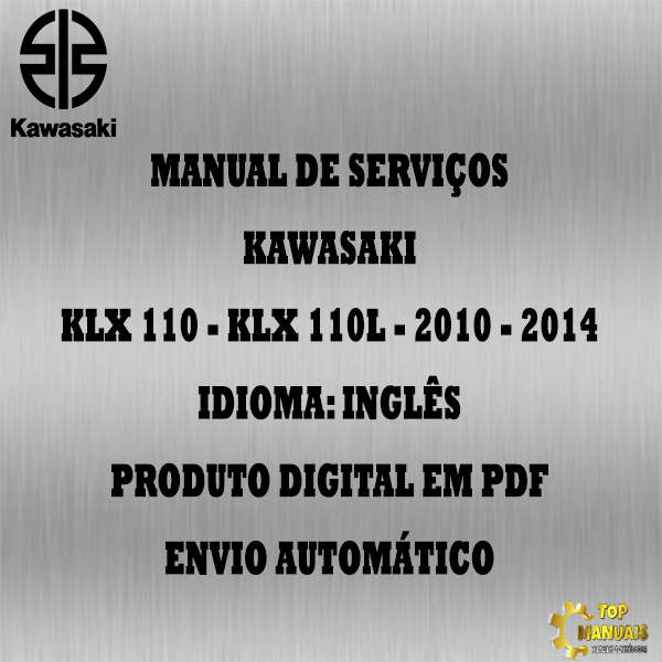 Manual De Serviços - Kawasaki - KLX 110 - KLX 110L - 2010 - 2014