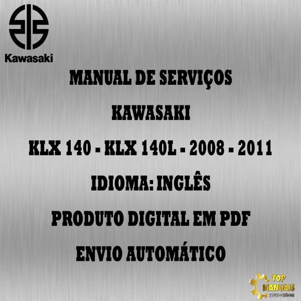 Manual De Serviços - Kawasaki - KLX 140 - KLX 140L - 2008 - 2011