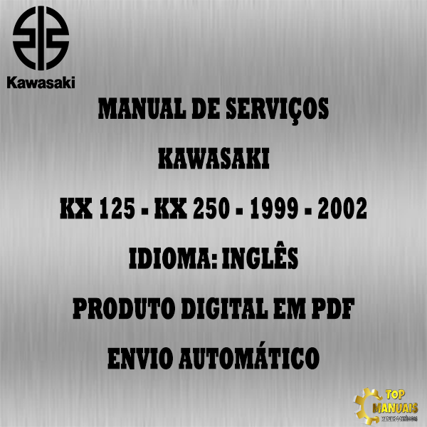 Manual De Serviços - Kawasaki - KX 125 - KX 250 - 1999 - 2002