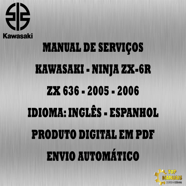 Manual De Serviços - Kawasaki - Ninja ZX-6R - ZX 636 - 2005 - 2006