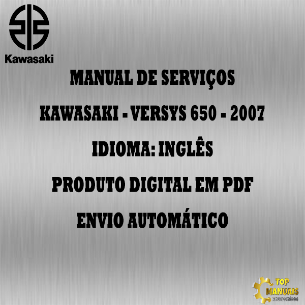 Manual De Serviços - Kawasaki - Versys 650 - 2007