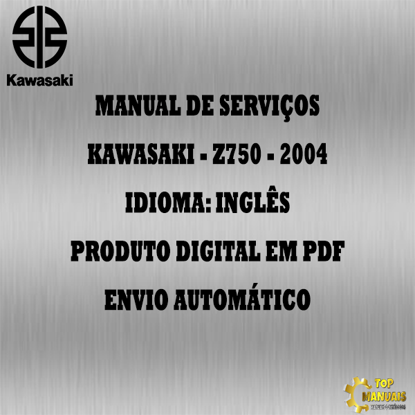 Manual De Serviços - Kawasaki - Z750 - 2004