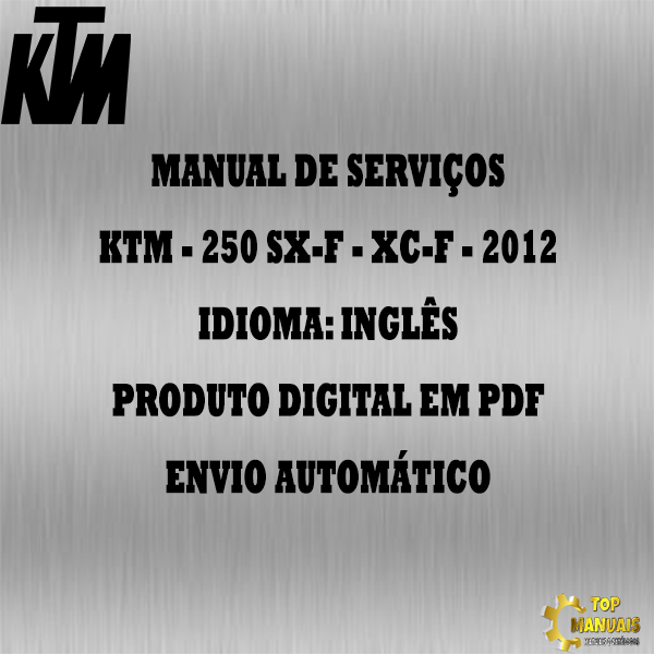 Manual De Serviços - Ktm - 250 SX-F - XC-F - 2012