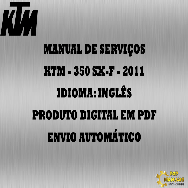 Manual De Serviços - Ktm - 350 SX-F - 2011