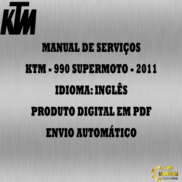 Manual De Serviços - Ktm - 990 SUPERMOTO - 2011