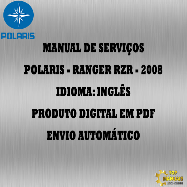 Manual De Serviços - Polaris - Ranger RZR - 2008