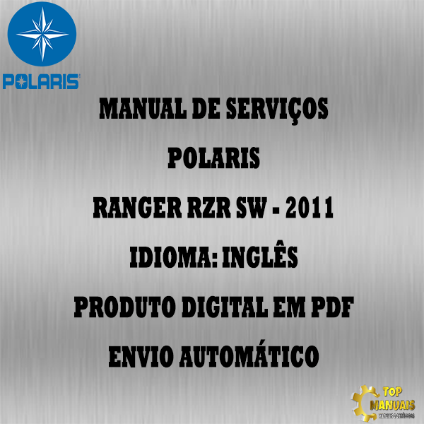 Manual De Serviços - Polaris - Ranger RZR SW - 2011