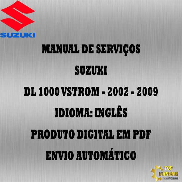 Manual De Serviços - Suzuki - DL 1000 Vstrom - 2002 - 2009