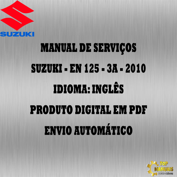 Manual De Serviços - Suzuki - EN 125 - 3A - 2010