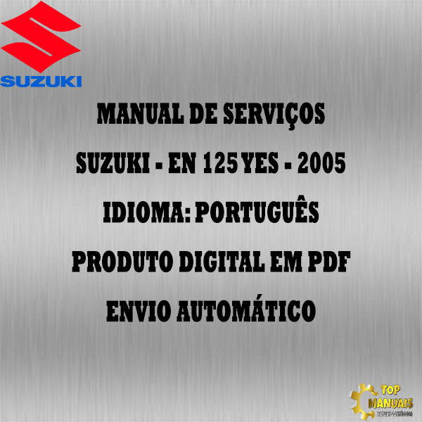 Manual De Serviços - Suzuki - EN 125 YES - 2005