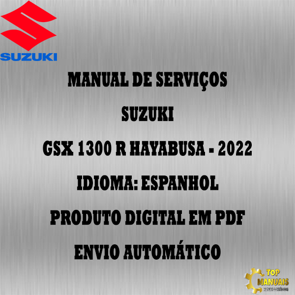 Manual De Serviços - Suzuki - GSX 1300 R Hayabusa - 2022