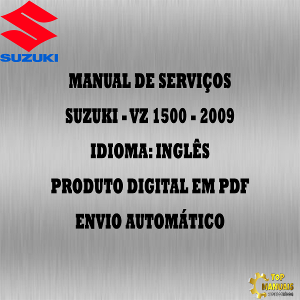 Manual De Serviços - Suzuki - VZ 1500 - 2009