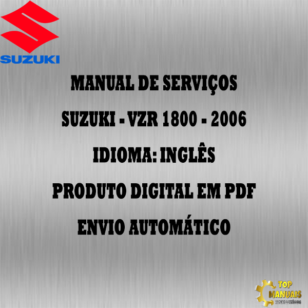 Manual De Serviços - Suzuki - VZR 1800 - 2006