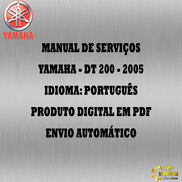 Manual De Serviços - Yamaha - DT 200 - 2005