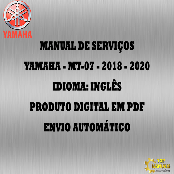 Manual De Serviços - Yamaha - MT-07 - 2018 - 2020