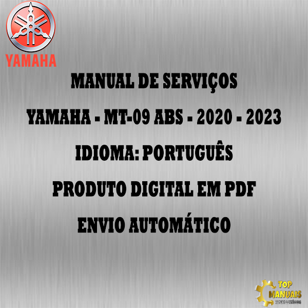 Manual De Serviços - Yamaha - MT-09 ABS - 2020 - 2023