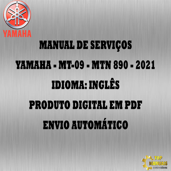 Manual De Serviços - Yamaha - MT-09 - MTN 890 - 2021