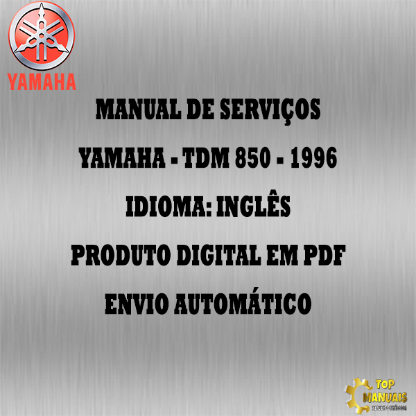 Manual De Serviços - Yamaha - TDM 850 - 1996